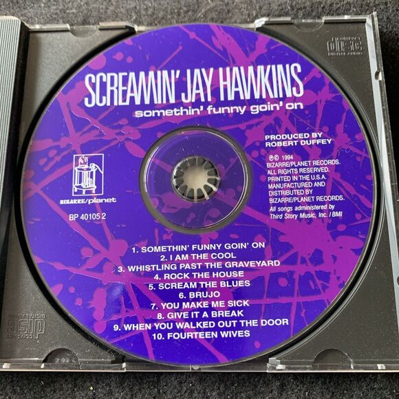 Rare - Screaming Jay Hawkins CD Something Funny Going On -Bizarre Planet Records - Picture 5 of 7